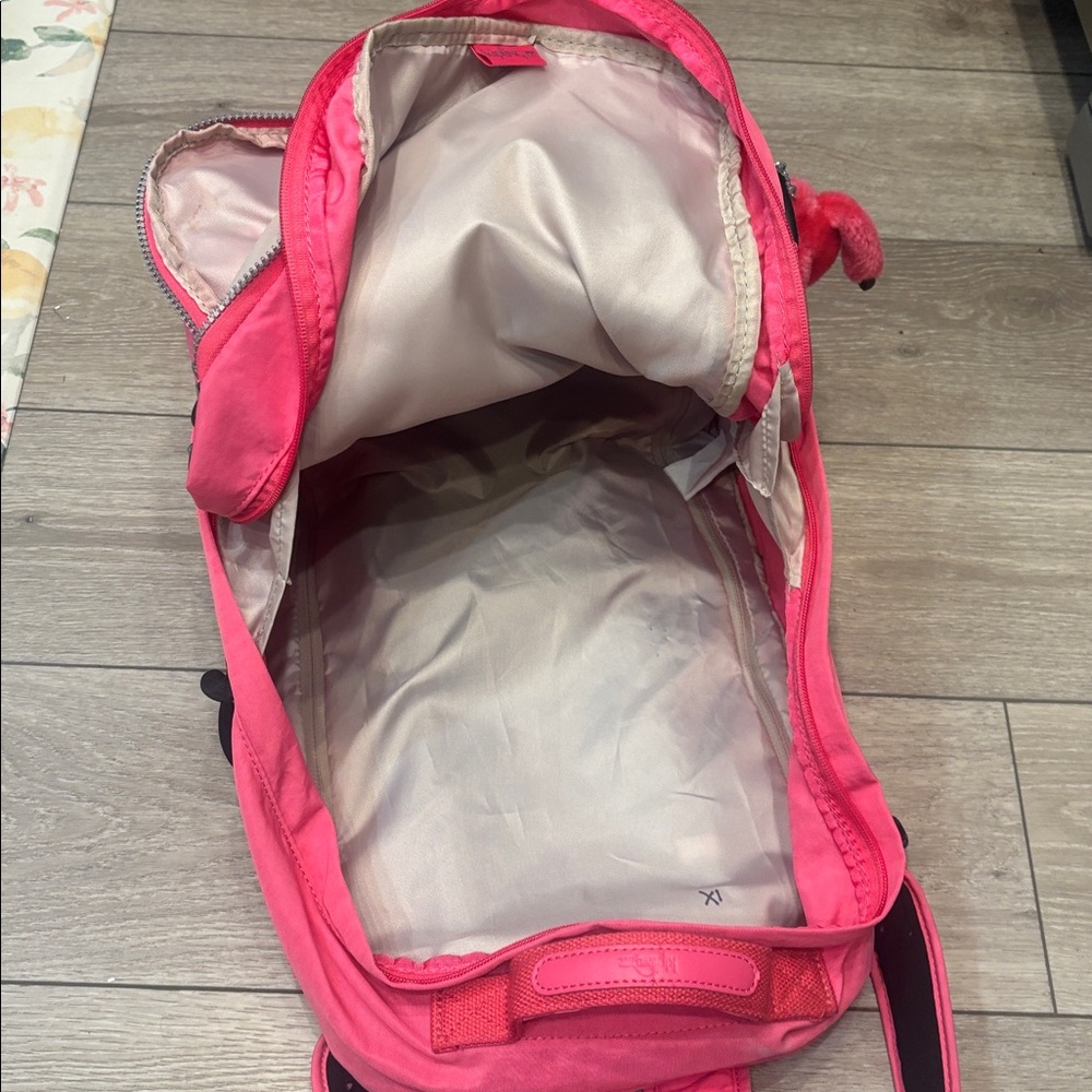 Kipling Pink Rollinv Backpack - image 6